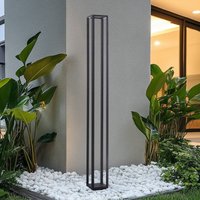 Lucande Thorvid LED outdoor light, height 180 cm, black