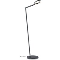 Knapstein LED-golvlampa Tessa-S, svart, CCT, geststyrning