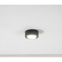 HELAM SPOT 53 downlight, black, Ø 11.5 cm, metal, GX53