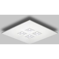 Milan Iluminación 4-lågig plafondlampa Polifemo vit