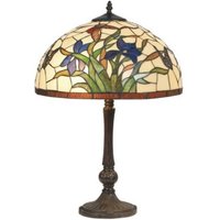 Artistar Bordslampa Elanda i tiffanystil, 62 cm