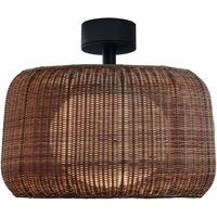 Bover utomhustaklampa Fora, grafitbrun/brun, Ø 50 cm