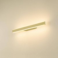 SLV LED-badrumsvägglampa One Linear, 52 cm, mässingsfärgad