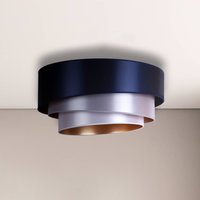 Euluna Trio ceiling light Ø 60 cm, navy/silver/white/gold