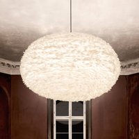 UMAGE EOS XXL pendant light, white, Ø 110 cm, springs, E27