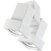 Egger Licht EGG DLS STYLE Q ceiling light, 2-bulb, white