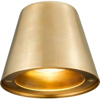 Nordlux Utomhusvägglampa Aleria, 1 x GU10, mässing, sjövattenbeständig