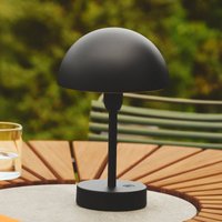 Nordlux LED rechargeable table lamp Ellen To-Go, black, aluminium
