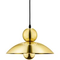 DESIGN BY US Wanted pendant light, gold-coloured, iron, Ø 32 cm