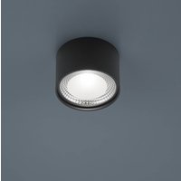Helestra Kari plafonnier LED, rond, noir