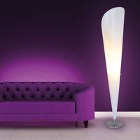 Näve Golvlampa Tulip, vit
