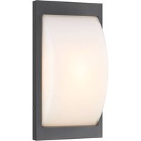 LCD LED-utomhusvägglampa 068LED, grafit, stål, 33 cm, IP44