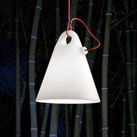 Martinelli Luce Trilly outdoor hanging light, plug, Ø 27 cm