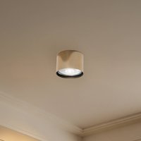 Argon Spot pour plafond Chloe fixe, acier couleur laiton