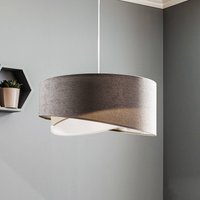 Maco Design Suspension Vivien tricolore gris/blanc/argent