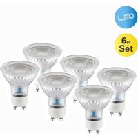 Näve Reflector LED bulb GU10 4.6 W 450 lm warm white 6x