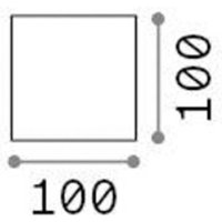 Ideallux Ideal Lux Utomhusvägglampa Atom, vit, 10 cm, metall