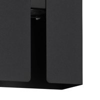 EGLO Briscola LED outdoor wall lamp, black, height 20 cm, metal, CCT