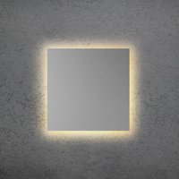 Escale Applique murale LED BLADE Q, argent mat, 34 x 34 cm, métal à intensité variable