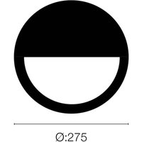 The Light Group SLC Dio Eye applique d’extérieur LED 3CCT noire