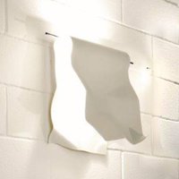 Knikerboker Stendimi - white LED wall light 40 cm