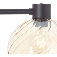 Brilliant Casto golvlampa, höjd 150 cm, bärnsten, glas/metall