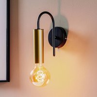 Luminex Applique murale Loppe, à 1 lampe, noir/doré