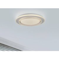 JUST LIGHT. GmbH JUST LIGHT. LED-taklampa Lago Ø 40 cm vit fjärrkontroll