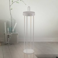 JUST LIGHT. GmbH JUST LIGHT. LED table lamp Anselm grey-beige 50cm iron