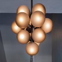 pulpo Suspension Stellar Grape Small, gris fumé, 13-flux.