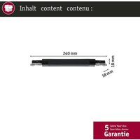 Paulmann URail rail adapter Zigbee dimmable/switch, matt chrome
