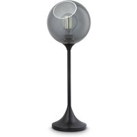 DESIGN BY US Ballroom table lamp, smoky grey, glass, hand-blown, dimmable.