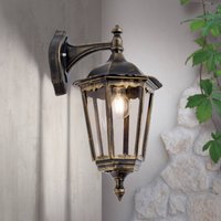 ORION Lanternformad utomhusvägglampa Fabio, hängande