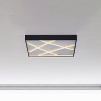 JUST LIGHT. GmbH JUST LIGHT. LED-taklampa Mikado, 50 x 50 cm, svart