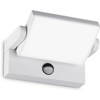 Ideallux Ideal Lux LED outdoor wall light Swipe Sensor, white, IP54