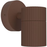 EGLO Utomhusvägglampa Tomelloso, rostfärgad, höjd 12 cm, metall