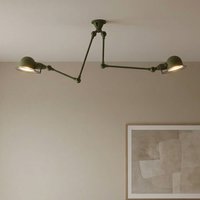 Jieldé Signal Sky3773 taklampa, 2 lampor, grön