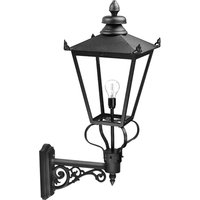 Elstead Wilmslow outdoor wall light black 1-bulb