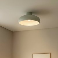 Lindby Elover taklampa, ljusgrön, Ø 45 cm, järn