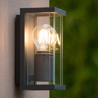 Lucide Applique d'extérieur Claire Mini, abat-jour en verre, à 1 lampe