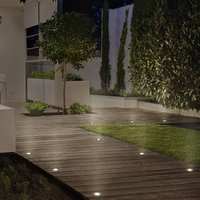 LEDVANCE Lampe sur piquet LED Endura Hybrid Spike, acier inoxydable