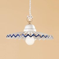 Ceramiche Pendellampa PIEGHE i lanthuslook 28 cm