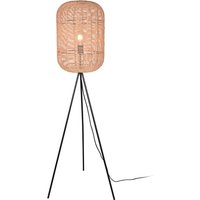 Trio Lighting Golvlampa Runa med sisalskärm