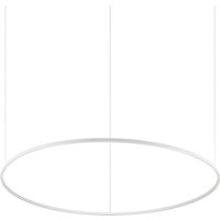 Ideallux Ideal Lux LED-pendellampa Oracle Slim vit 4 000 K Ø 150 cm