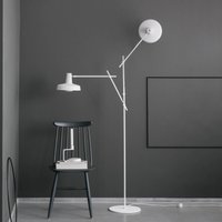 GRUPA Arigato floor lamp, 2-bulb, white