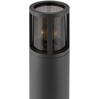 Deko-Light Facado II väglampa, höjd 65 cm, grå/rök, Ø 11 cm, IP65