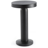 Solar-LED-Tischlampe Cairo, schwarz, Kunststoff, IP44, 21cm