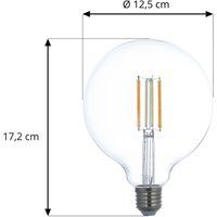 LUUMR Smart LED E27 G125 7W ZigBee Tuya Philips Hue set om 3