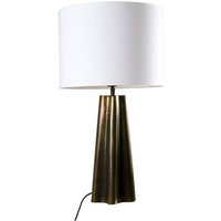 PR Home Tischlampe Aira, Höhe 65 cm, messingfarben/weiß