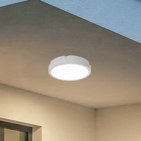 Milagro Lighting LED-taklampa Vera, vit, plast, Ø 22 cm, IP65
